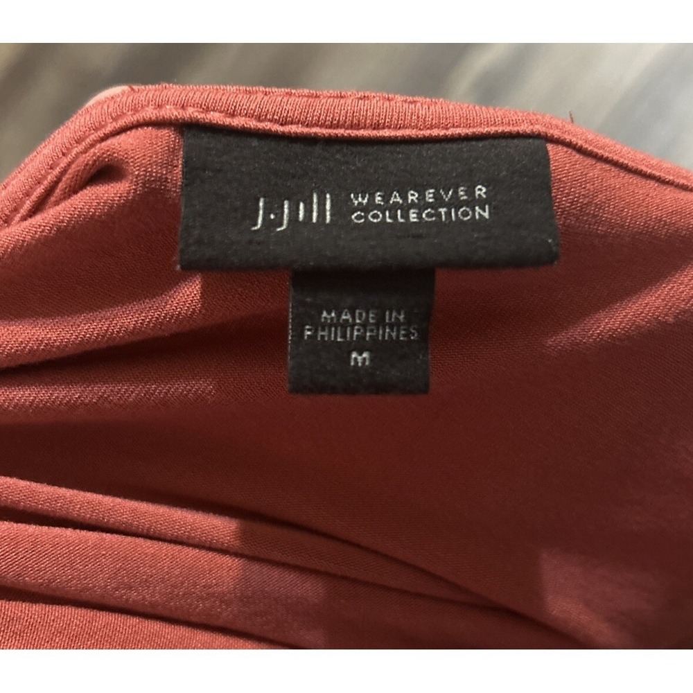 J Jill Wearever Tunic Womens Medium 3/4 Sleeve Pullover Stretch Super Soft - Picture 6 of 6